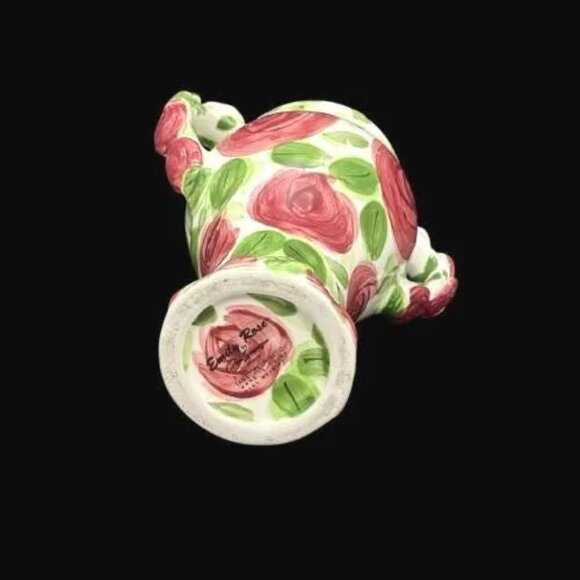 Vintage "Emily Rose" by Don Swanson Double Handled Floral Vase 6" - Picture 6 of 6